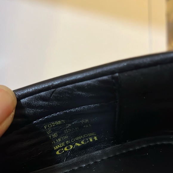 NWOT COACH COIN DRIVER IN SIGNATURE JACQUARD SIZE 7.5 - Picture 11 of 11